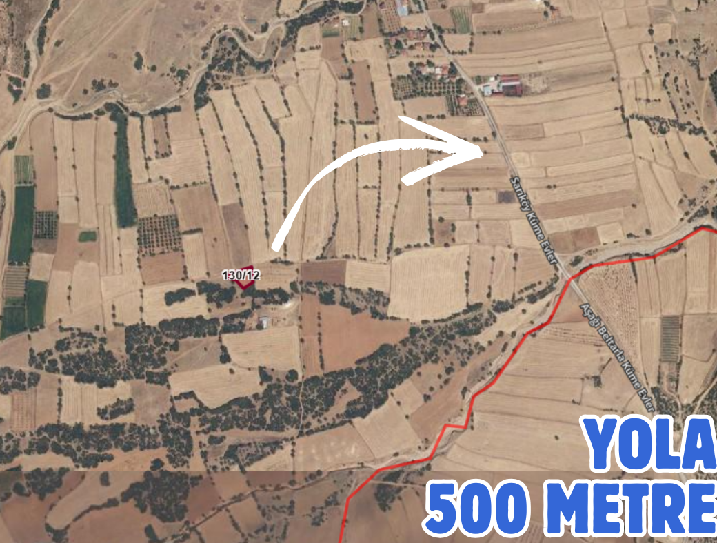 AFYON BAŞMAKÇI SARIKÖY 1.063 M² TARLAMIZ SATILIKTIR - AFYONKARAHİSAR BAŞMAKÇI fotoğraf 3